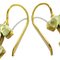 CC Resin Hook Earrings Costume Earrings from Chanel, Set of 2 5