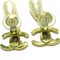 CC Faux Pearl Clip on Drop Earrings from Chanel, Set of 2 4