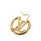 Louise Hoop Gm Earrings by Louis Vuitton, Set of 2 2