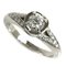 Platinum Incontro Damore Diamond Ring from Bvlgari 1