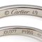 Ballerina Curve in platino con anello di diamanti di Cartier, Immagine 4