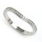 Platinum Ballerina Curve Half Eternity Diamond Ring from Cartier 1