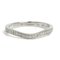 Platinum Ballerina Curve Half Eternity Diamond Ring from Cartier 3
