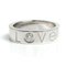 White Gold Love Ring with Diamond from Cartier 3