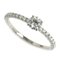 Platinum Etincel De Solitaire Ring with Diamond from Cartier, Image 1