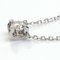 White Gold C De Diamond Necklace from Cartier 2