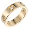 Love Ring in Yellow Gold with Half Diamond from Cartier 1