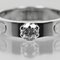 Love Solitaire Ring in White Gold with Diamond from Cartier 5