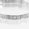 White Gold Love Bracelet with Diamonds from Cartier 8