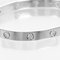 White Gold Love Bracelet with Diamonds from Cartier 5
