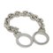 Bracelet Chain Triomphe with Golden Handcuff in Rhodium and Silver from Celine 1