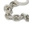Bracelet Chain Triomphe with Golden Handcuff in Rhodium and Silver from Celine 9