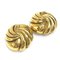 Coco Mark Metal Gold Earrings from Chanel, Set of 2 1