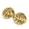 Coco Mark Metal Gold Earrings from Chanel, Set of 2 2