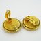 Coco Mark Circle in Plated Gold arrings from Chanel, Set of 2 4