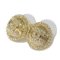 Orecchini rotondi Coco Mark in cristallo e oro champagne di Chanel, set di 2, Immagine 2