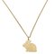 Rabbit Coco Mark White Gold Necklace from Chanel 3