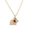Rabbit Coco Mark White Gold Necklace from Chanel 1