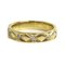 Yellow Gold Matelasse Diamond Ring from Chanel 3