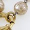 Collar de perlas falsas y bañado en oro de lava de Chanel, Imagen 3