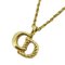 CD GP Plated Gold Necklace by Christian Dior 1