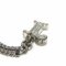 CD Rhinestone Silver Plated Bracelet by Christian Dior 4