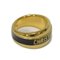 Enamel and Gold Ring in Code Black by Christian Dior 4