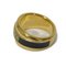 Enamel and Gold Ring in Code Black by Christian Dior 2