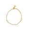 CD Gold Plated Chain Bracelet by Christian Dior 1