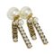 Orecchini a bottone con perle in resina di Christian Dior, set di 2, Immagine 1