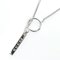 White Gold Lariat Necklace from Gucci 1
