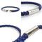 Leather Blue Unisex Bracelet from Hermes 4