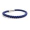 Leather Blue Unisex Bracelet from Hermes 1