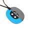 Lacquer Wood Blue & Black White Necklace from Hermes 1