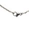 Irene H Motif Silver Navy Metal Necklace from Hermes 3