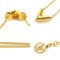 Essential V Metal Gold Necklace by Louis Vuitton 4