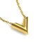 Essential V Metal Gold Necklace by Louis Vuitton 1