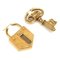 Fornasetti XLV Lock & Key Metal Gold Earrings by Louis Vuitton, Set of 2 1