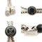 Black Monogram Metal Bead Bracelet in Silver by Louis Vuitton 5
