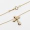 Kleine Kreuz Halskette aus 750er Gelbgold von Tiffany & Co. 5