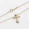 Kleine Kreuz Halskette aus 750er Gelbgold von Tiffany & Co. 6