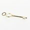 Ovaler Schlüssel Anhänger aus Gelbgold von Tiffany & Co. 3