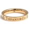 Pink Gold Flat Band Ring with Diamond from Tiffany & Co. 3