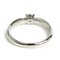 Platinum Harmony Diamond Ring from Tiffany & Co. 4