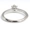 Platin Solitaire Ring mit Diamant von Tiffany & Co. 4