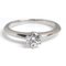 Platin Solitaire Ring mit Diamant von Tiffany & Co. 3