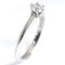 Platin Solitaire Ring mit Diamant von Tiffany & Co. 2