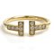Anillo en forma de T de diamantes de oro amarillo de Tiffany & Co., Imagen 3