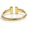 Yellow Gold T-Wire Diamond Ring from Tiffany & Co. 4