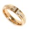 Roségoldener T Two Ring mit schmalem Diamanten von Tiffany & Co. 1